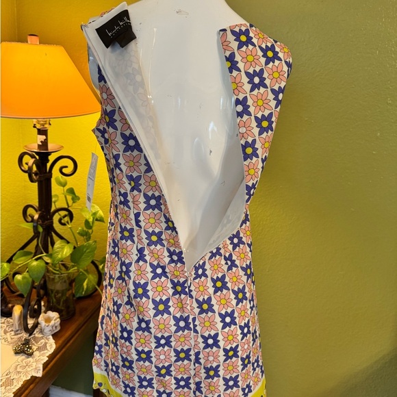 Nicole Miller White Multicolor Floral Dress - Picture 7 of 8